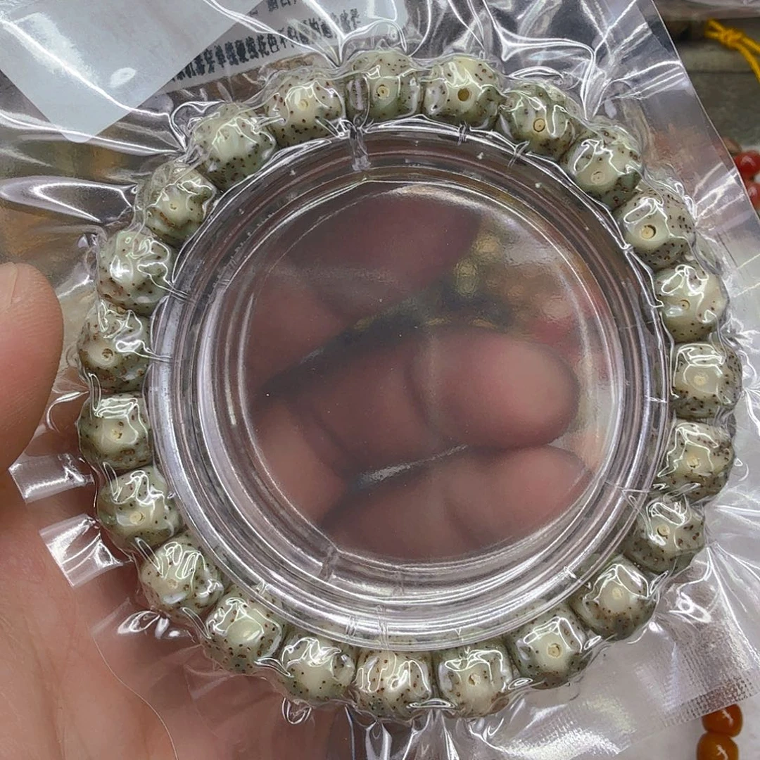 手串星月菩提14灭火糯冰星月菩提单圈无相1.0