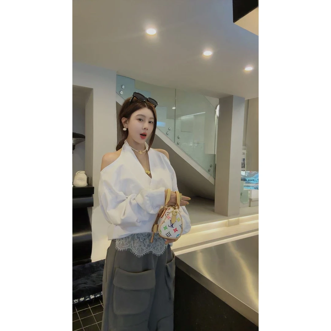 YEER·SHOP【酷辣主义～】爷儿春季新款时尚百搭款不规则上衣