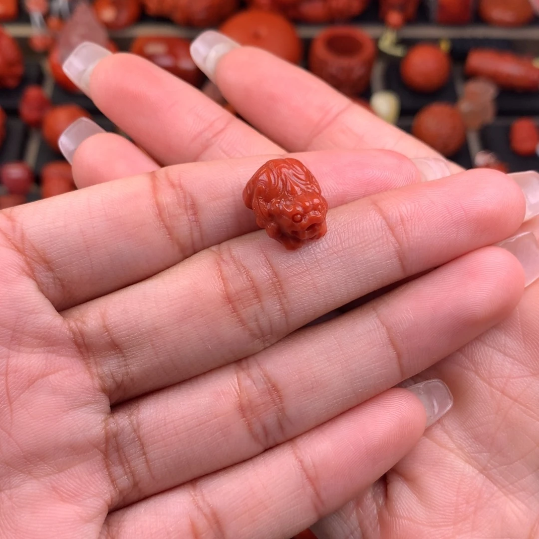 南红玛瑙未镶嵌貔貅11+