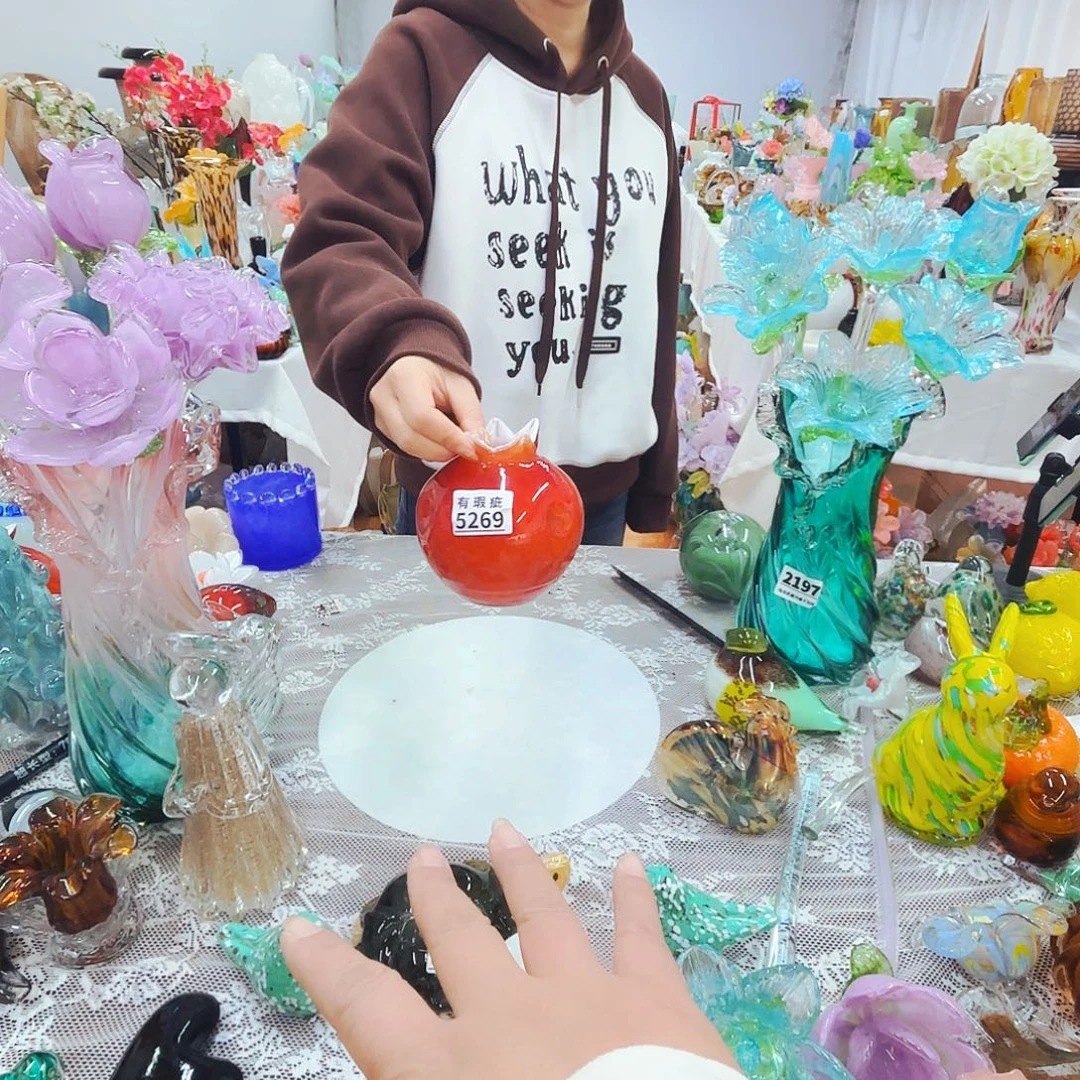 福利不退不换琉璃花瓶花器艺术品