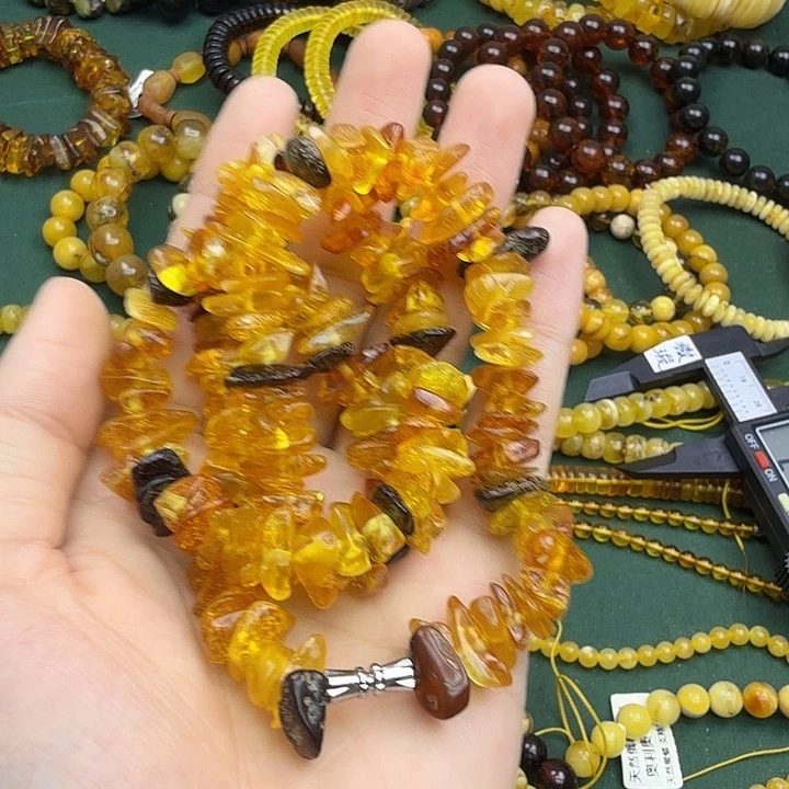 琥珀未镶嵌珠宝奇石