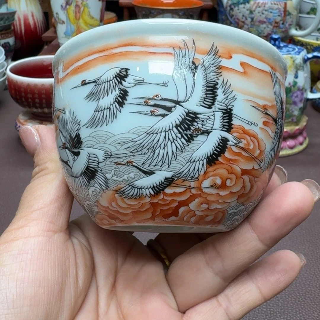瓷片景德镇仿古手工制作精品展示