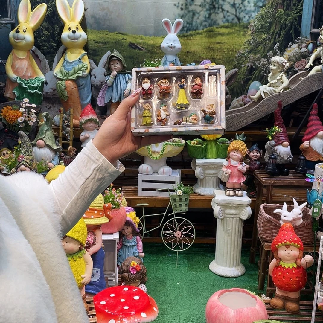 摆件花园摆件红红火火