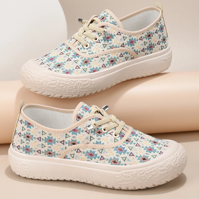 ins百搭鞋子软底一脚蹬老北京布鞋女鞋春秋学生休闲鞋女款渔夫鞋