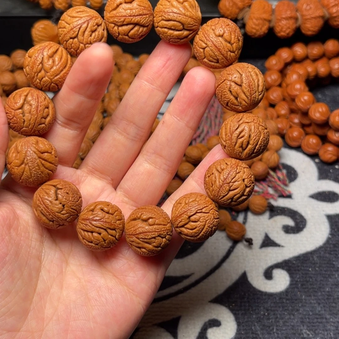桃核手串龙纹桃核龙珠19