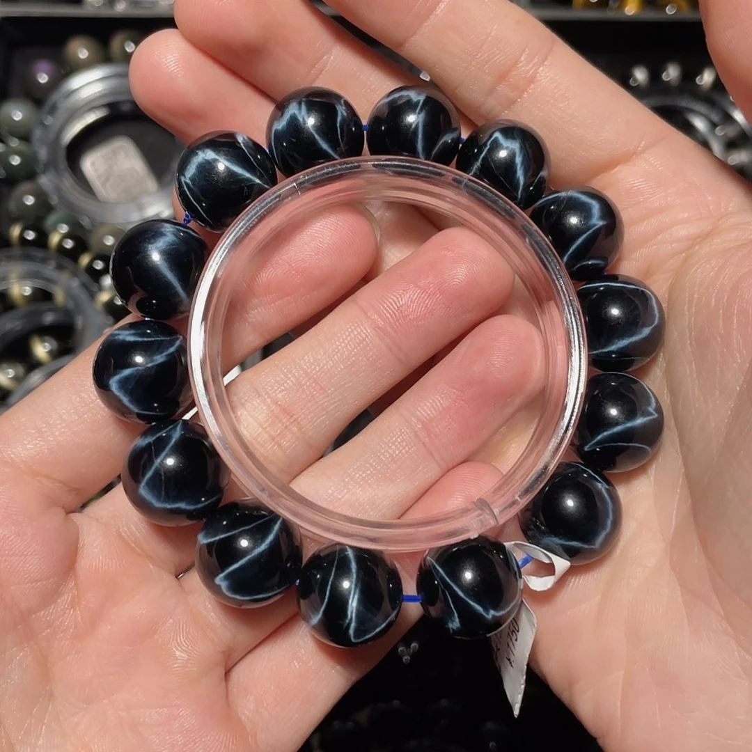 猫***影木变石（虎睛石）未镶嵌手链