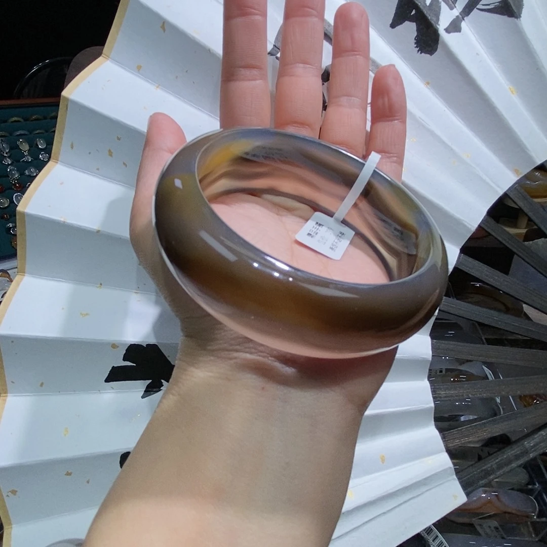 玛瑙/玉髓手镯未镶嵌安**h