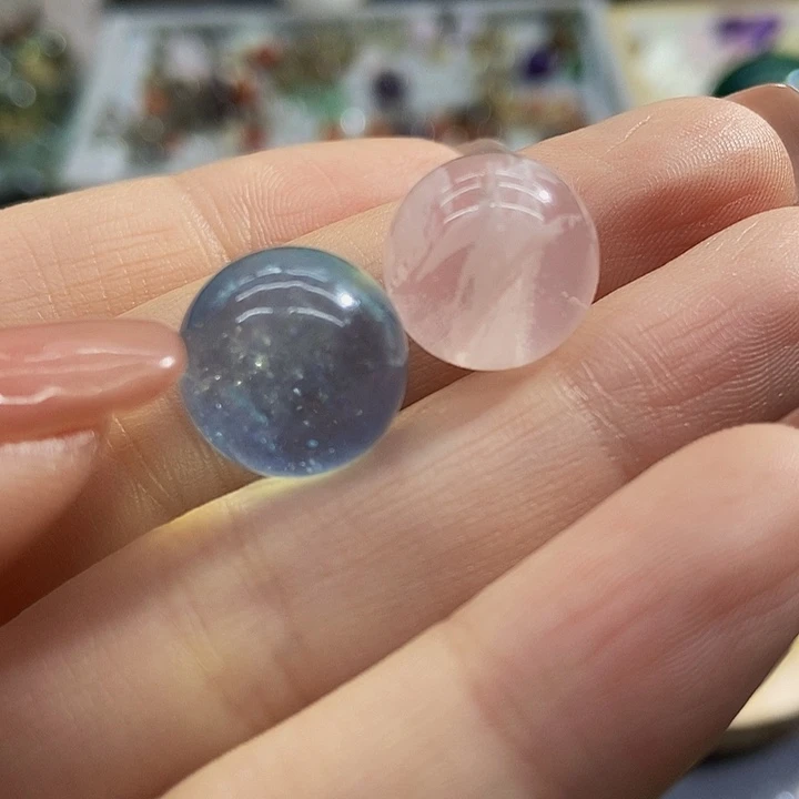 水晶珠宝半成品未镶嵌果**~