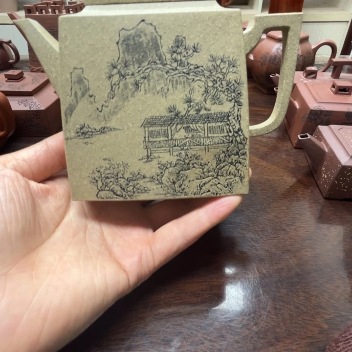 茶壶紫砂缘**此芝麻段泥1111微瑕