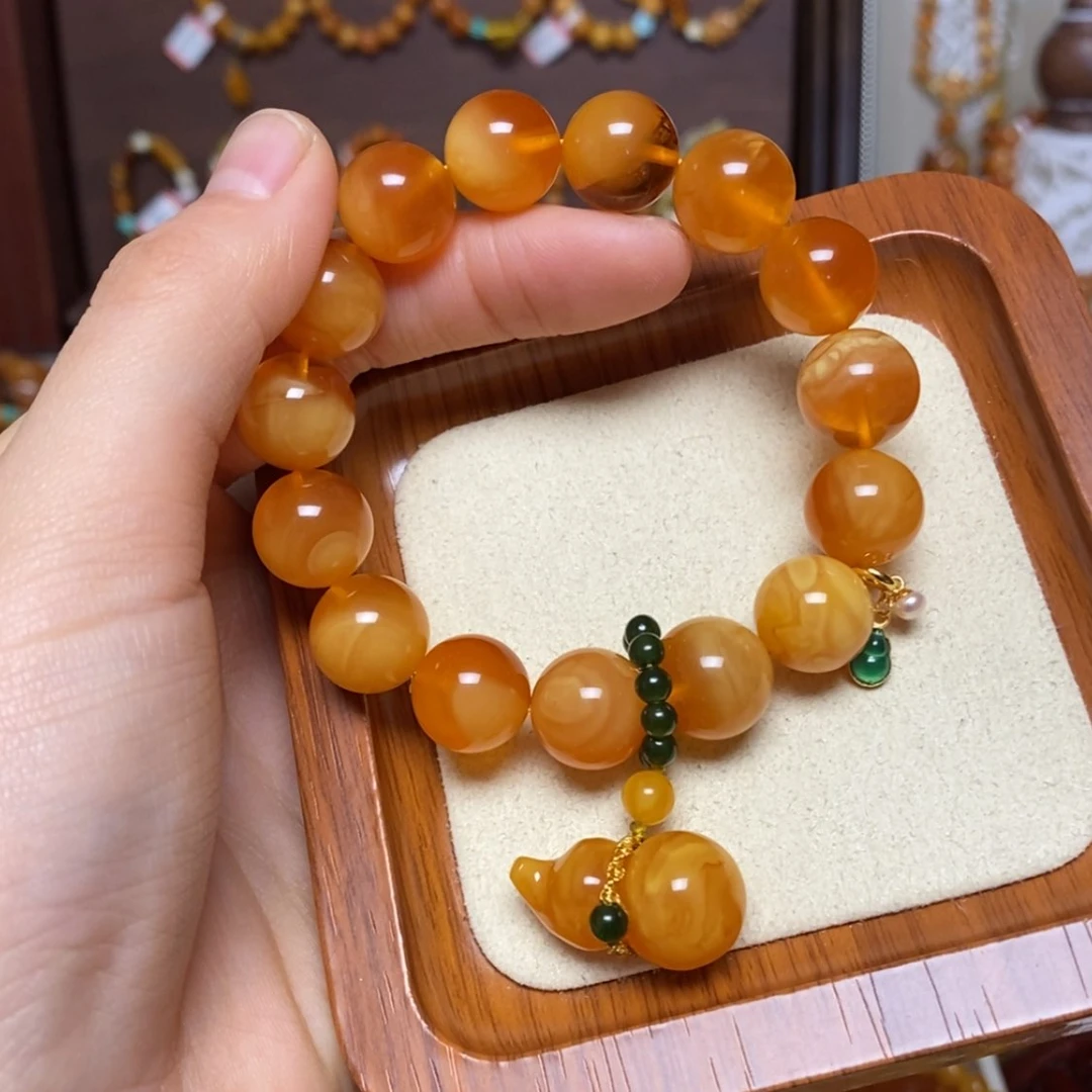 【闪购商品】手链蜜蜡未镶嵌手串