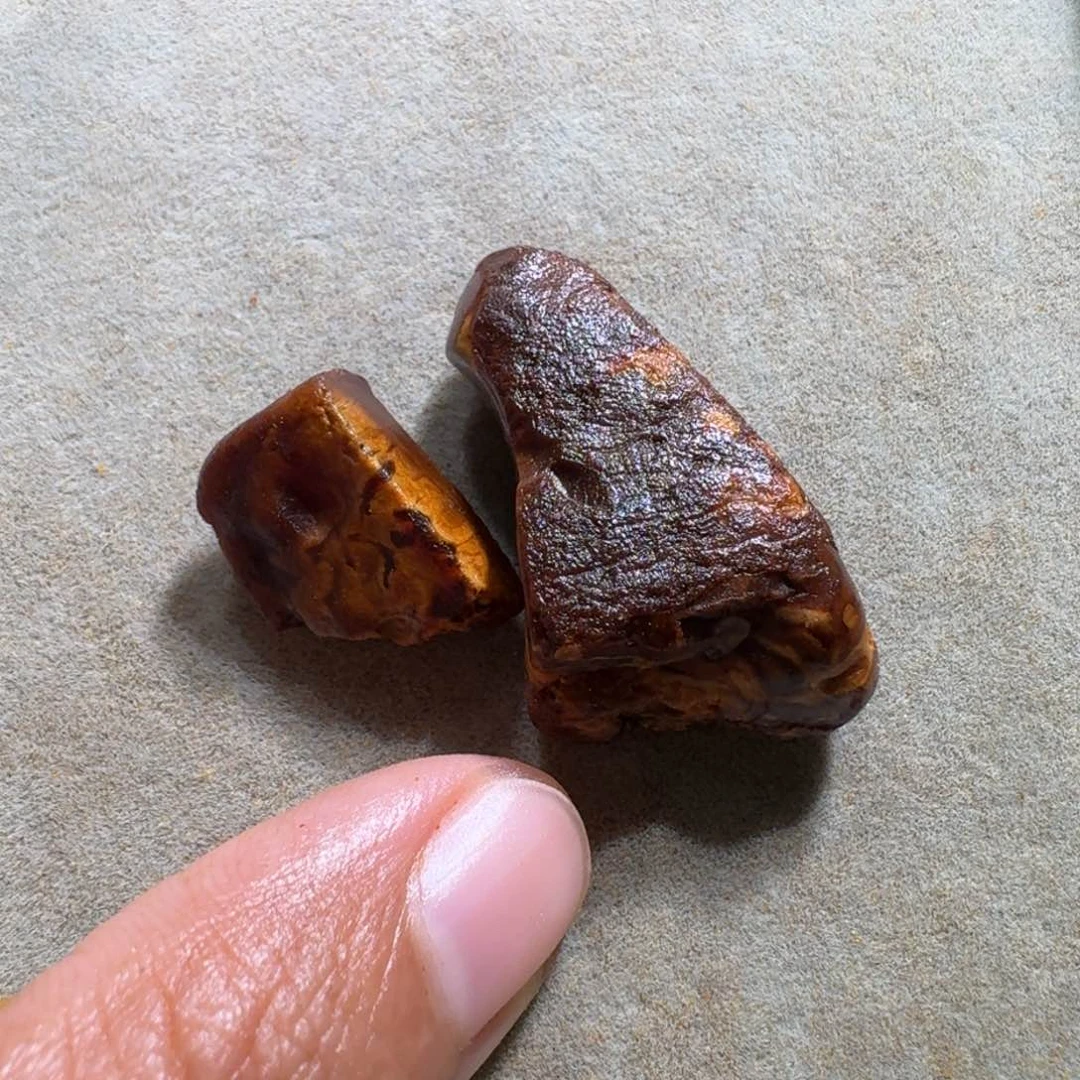 琥珀未镶嵌珠宝奇石蜜*缘