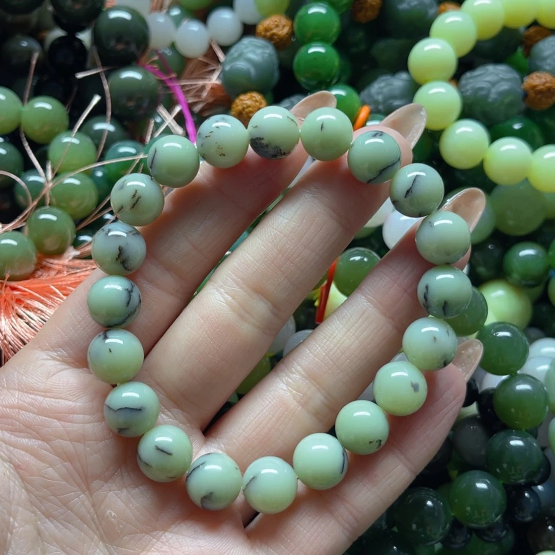 和田玉手串未镶嵌