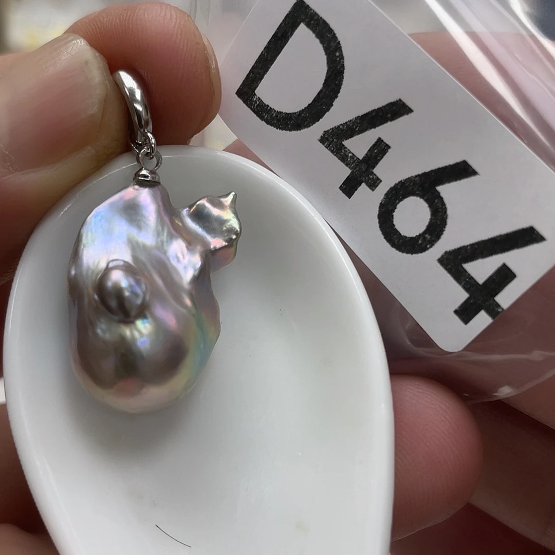 淡水珍珠颈饰银S925镶嵌