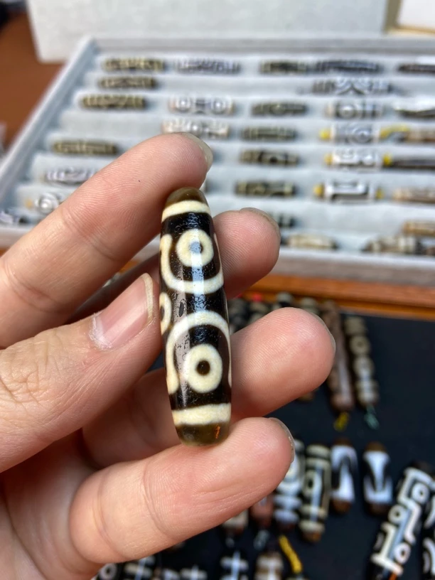 鹏程十字六全手天然玛瑙