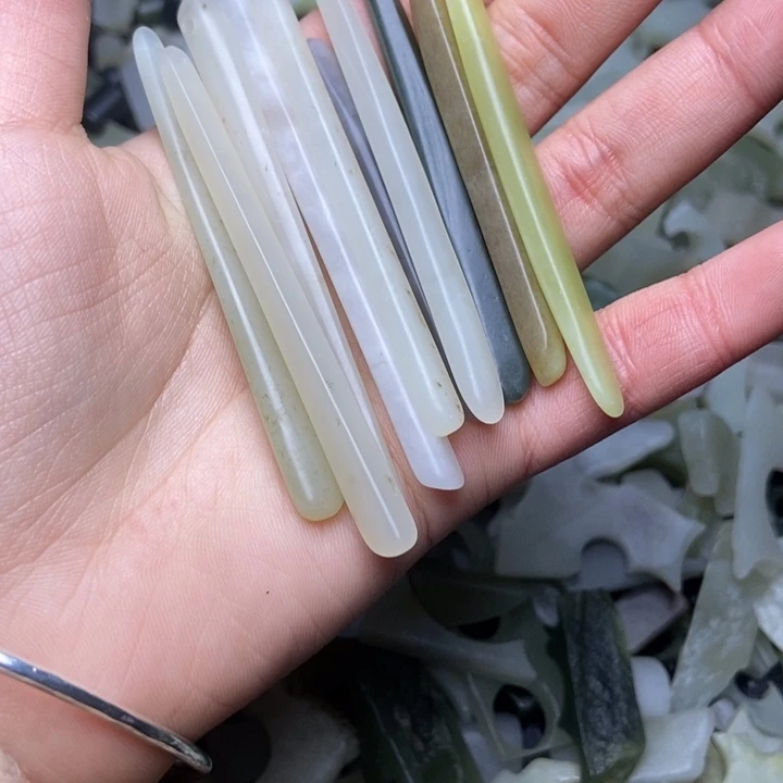 和田玉珠宝半成品未镶嵌毛*丛