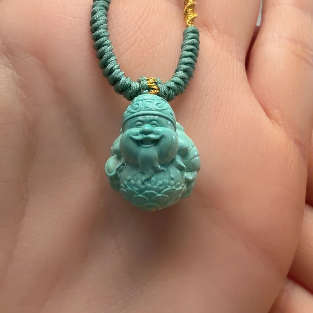 绿松石未镶嵌颈饰