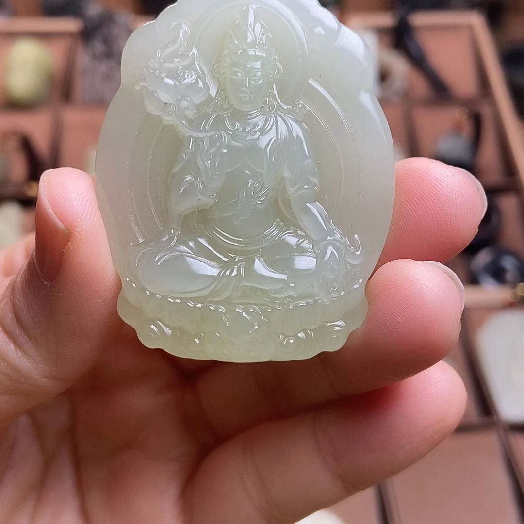 和田玉（糖玉）颈饰未镶嵌