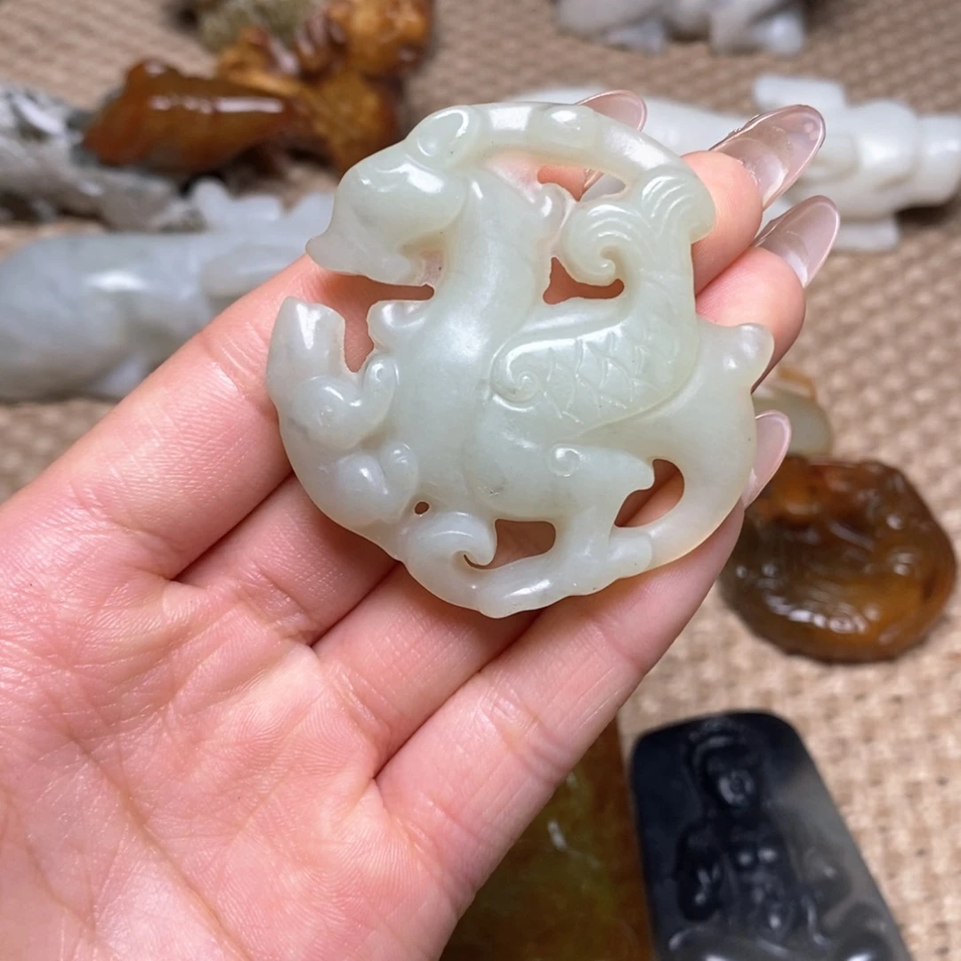 白玉菩提吊坠白玉菩提白玉菩提摆件