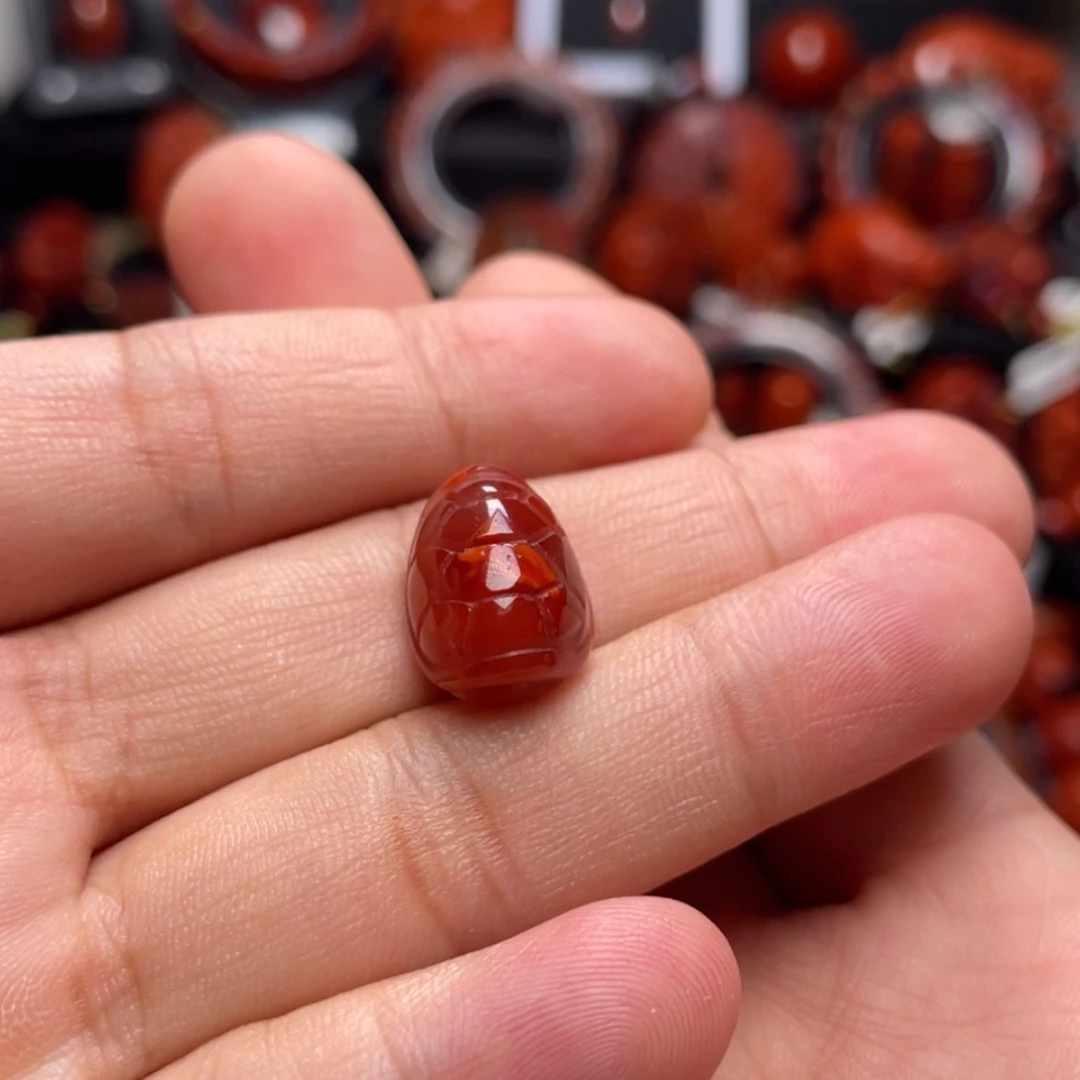 【闪购商品】未镶嵌富甲11mm南红玛瑙小****珠