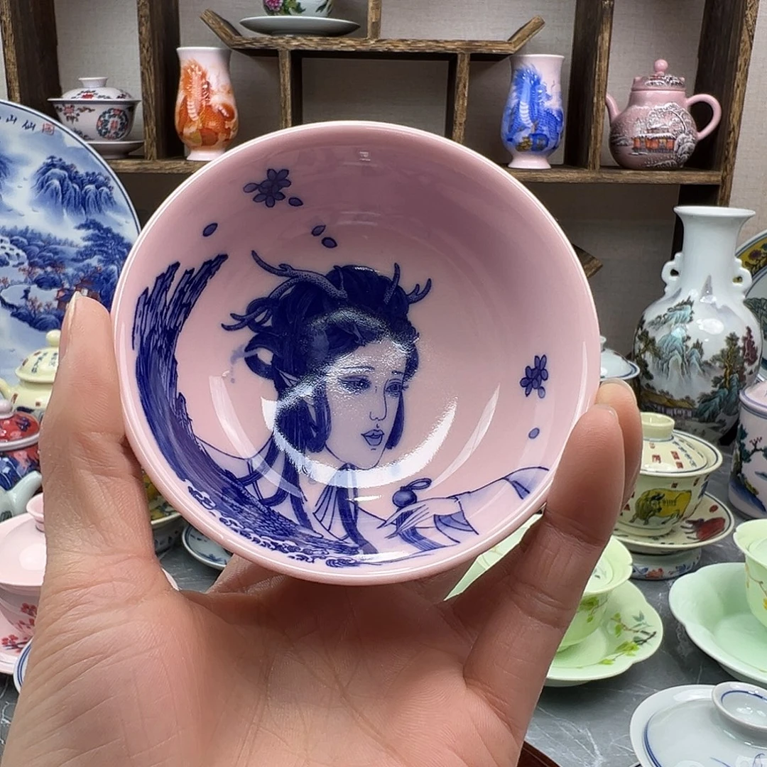 陶杯子景德镇陶瓷567老厂瓷12