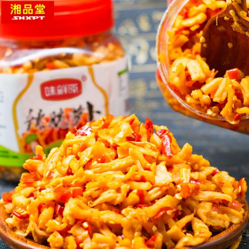 湘品堂味鲜原辣脆萝卜湖南特产剁椒萝卜干咸菜香辣下饭菜农家干货