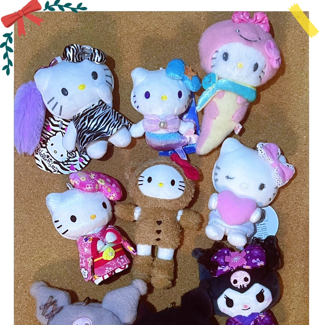 【直播选款】1号链接 Kitty可爱挂件 毛绒玩偶 娃娃摆件公仔
