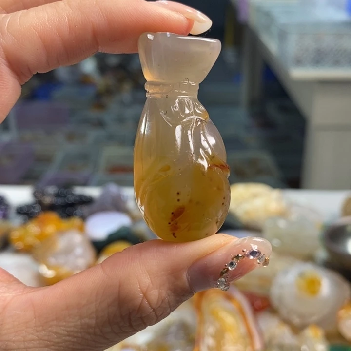 玛瑙/玉髓吊坠(不含链)未镶嵌