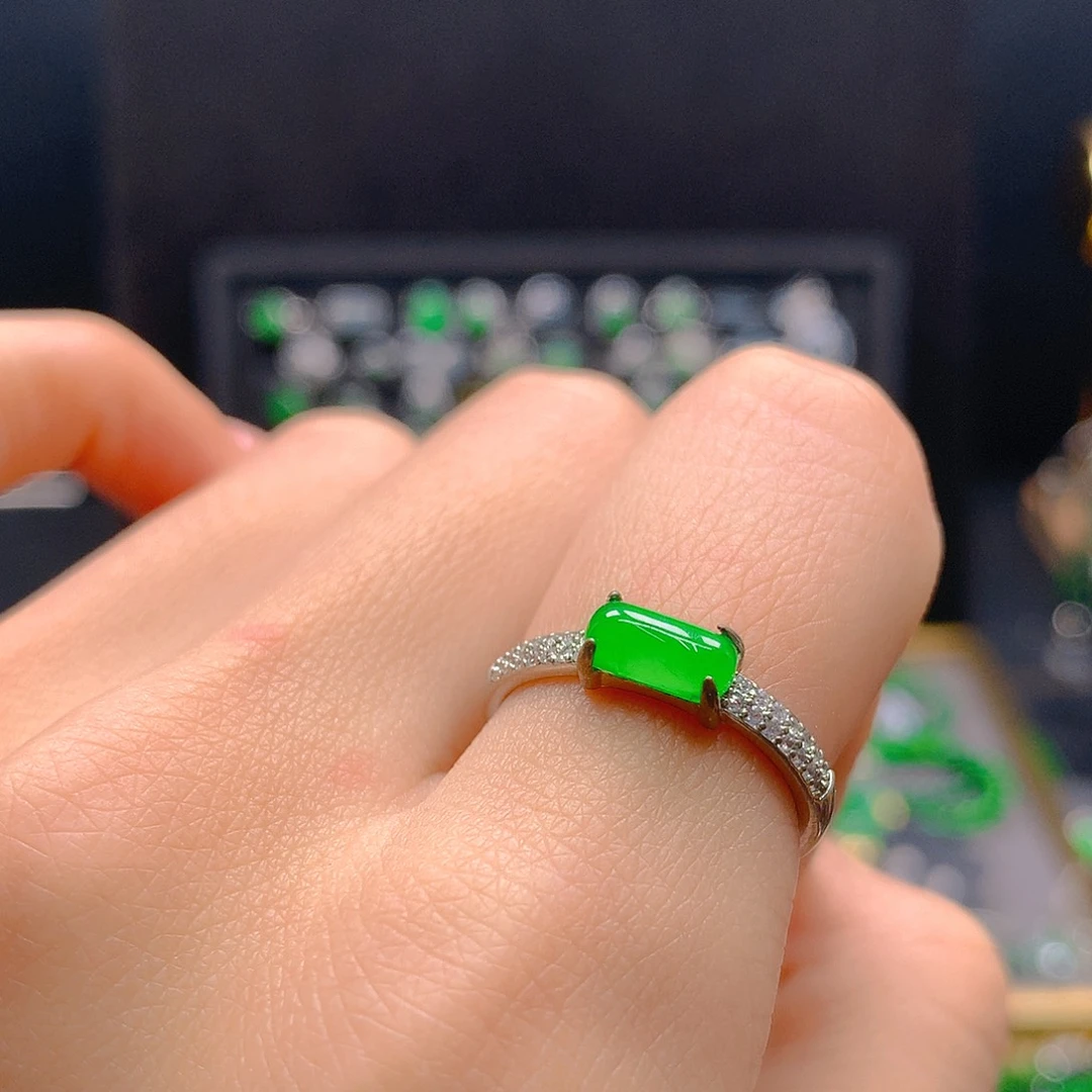 未镶嵌戒指翡翠天然翡翠