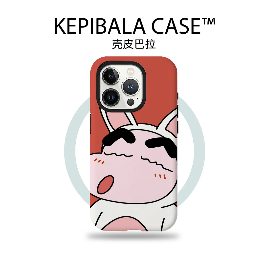 蜡笔小新卡通菲林二合一手机壳适用华为荣耀苹果小米VIVOPPO高级