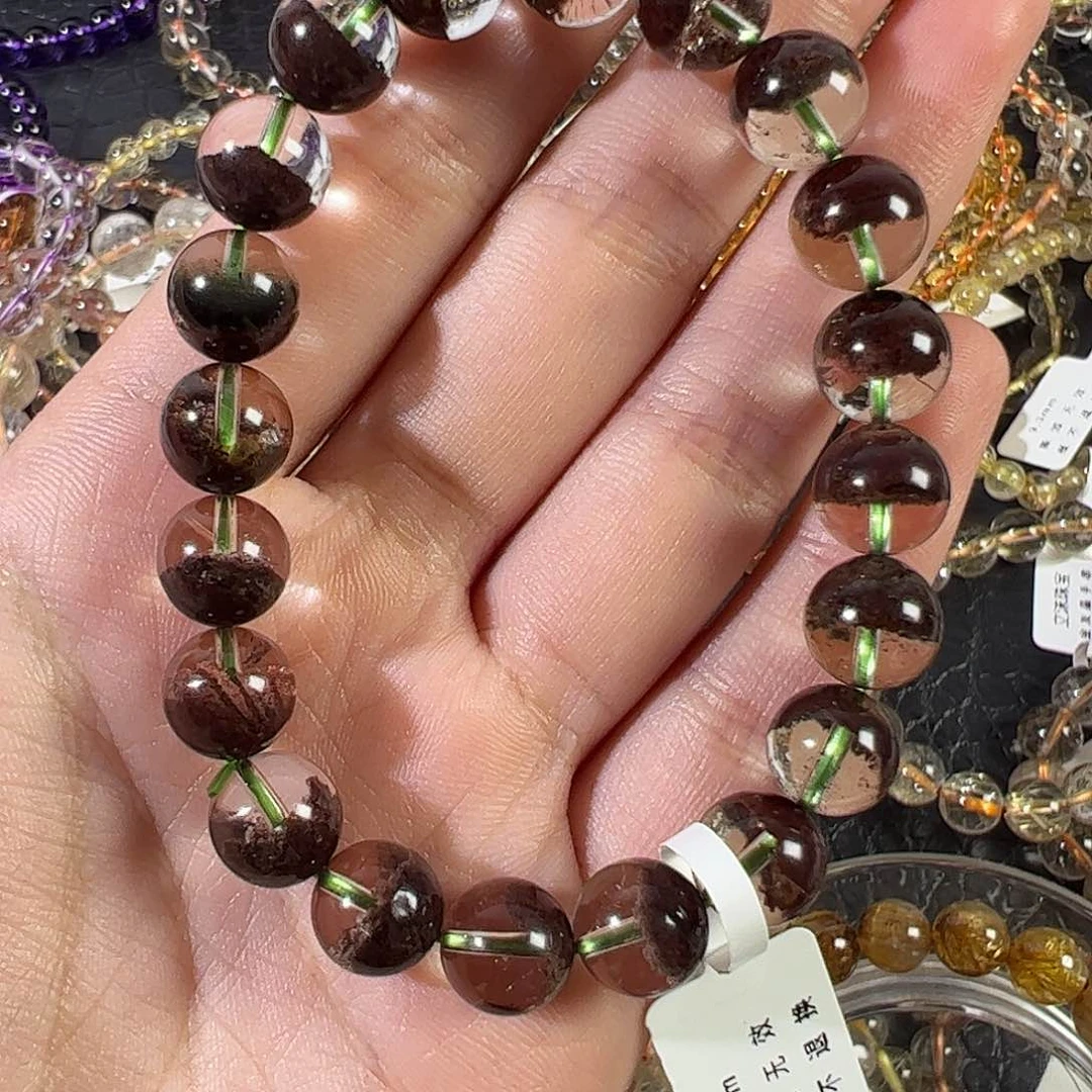 水晶手链未镶嵌天然四季幽灵手串