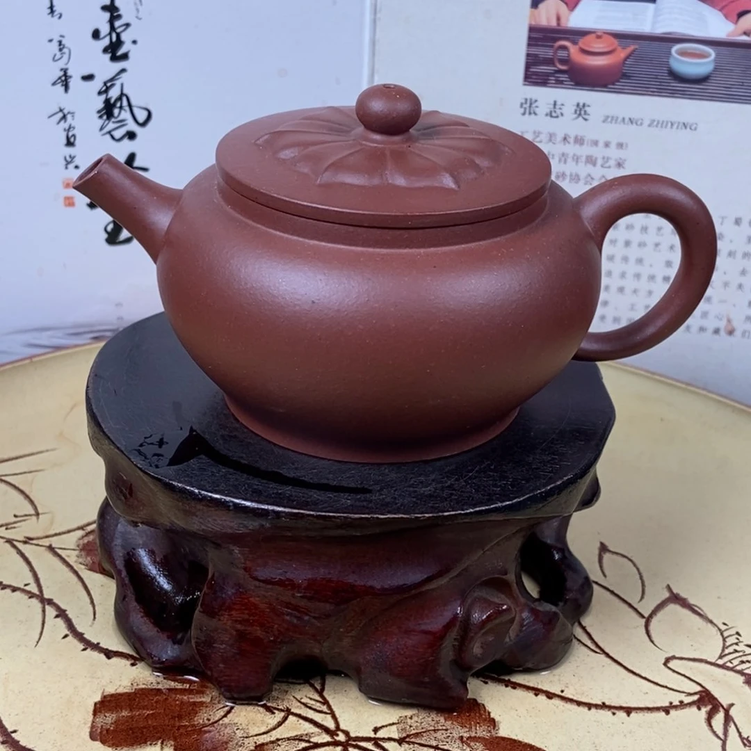 紫砂茶壶九****0容量宜兴紫砂壶