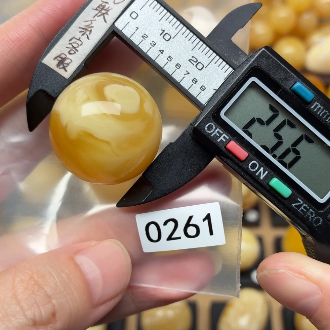 琥珀未镶嵌裸石蜜蜡大意境珠