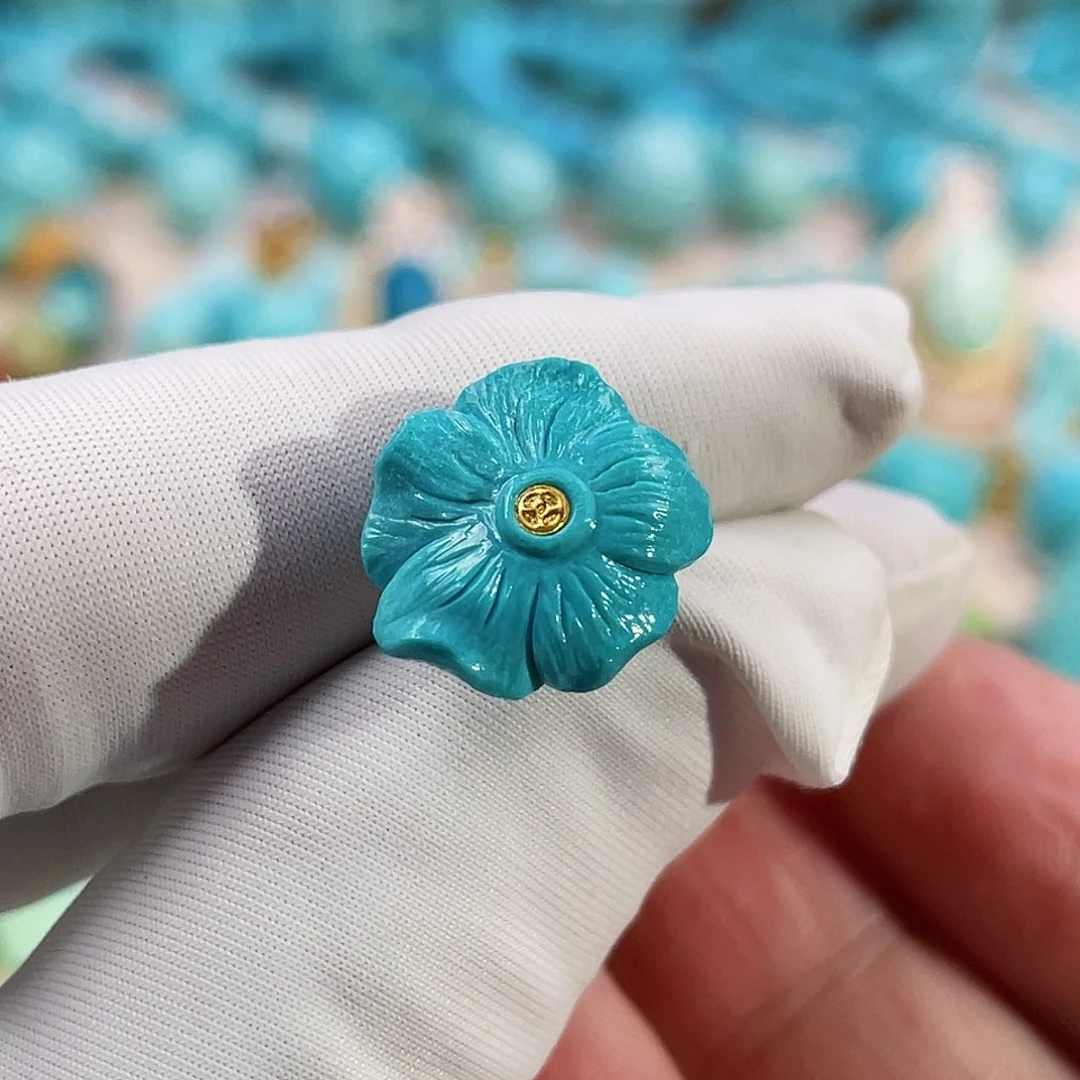 绿松石珠宝奇石未镶嵌