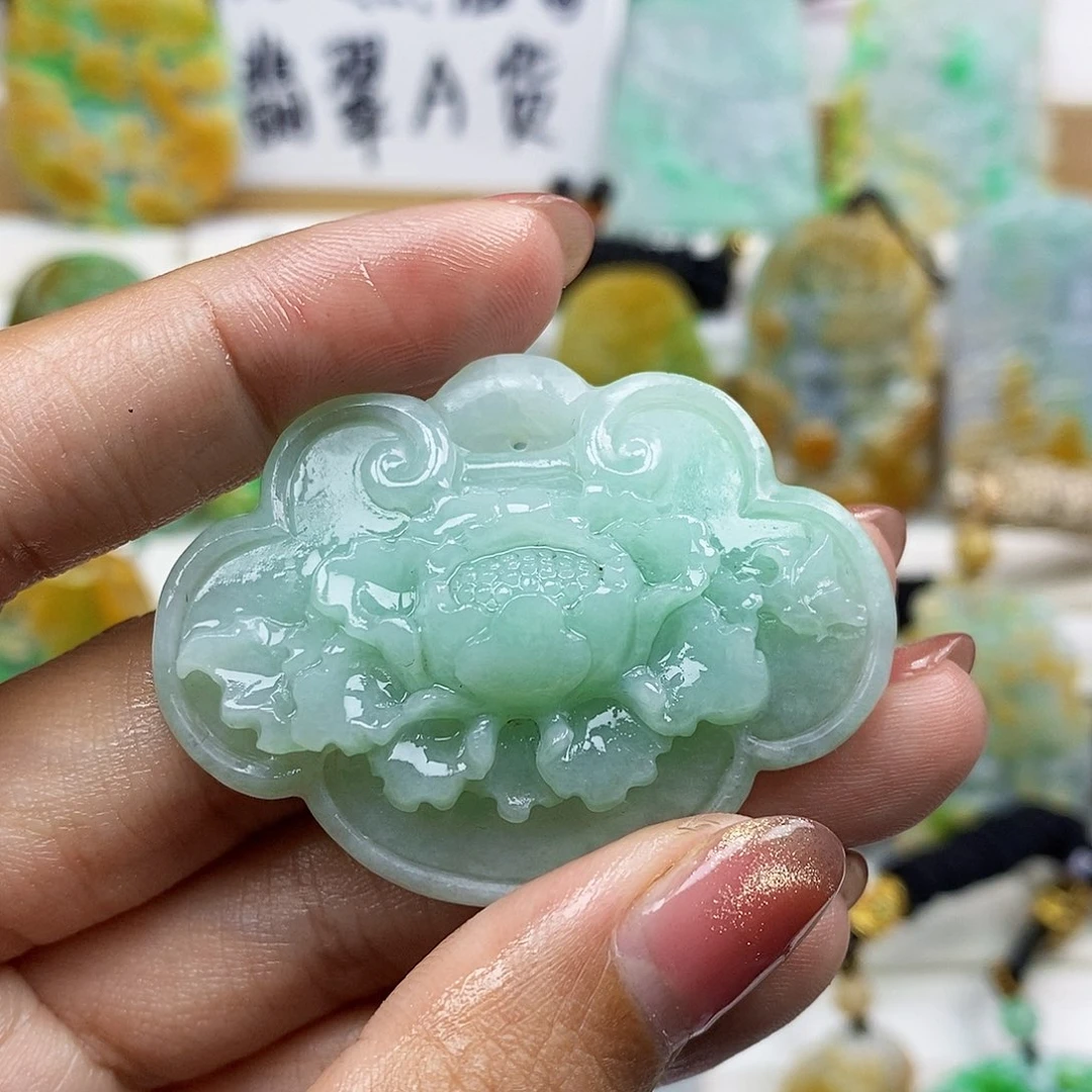 定制翡翠未镶嵌天然翡翠A货