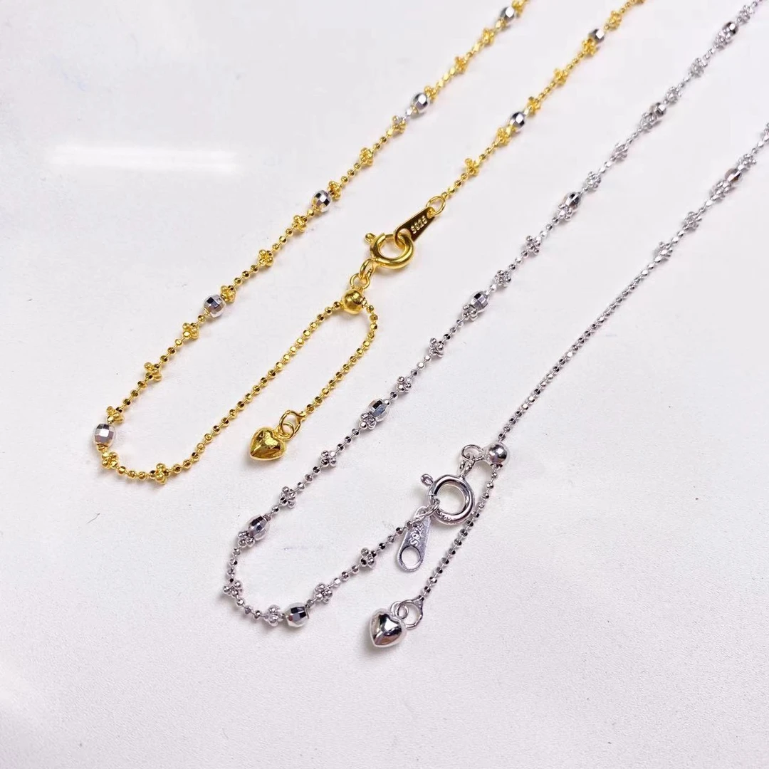 链子925银 【逍遥精选】18英寸极光璀璨调节满天星仙女链*LBX/03/