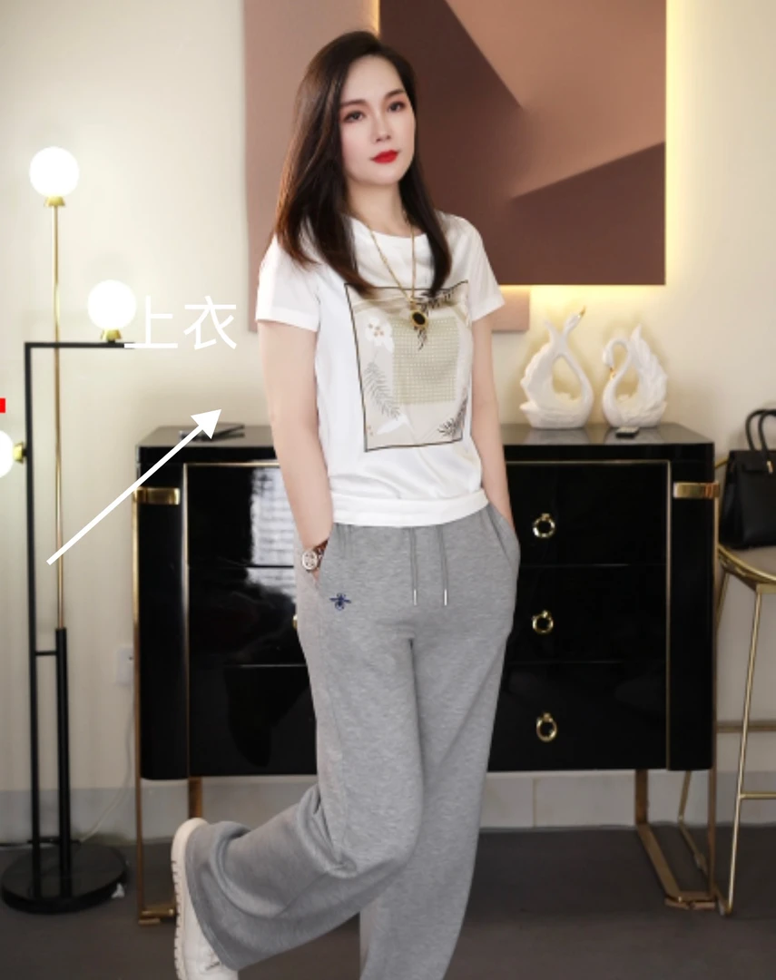 【柔柔定制】2025夏季新款圆领冰凉清爽T恤上衣通勤3203