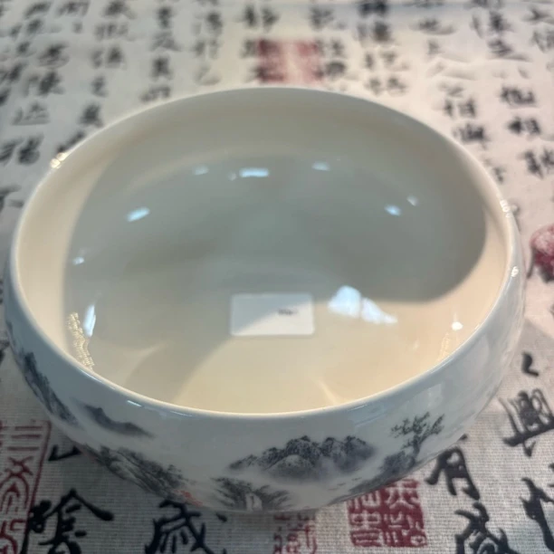 青岚茗器专属链接@@Y061山水墨画茶洗