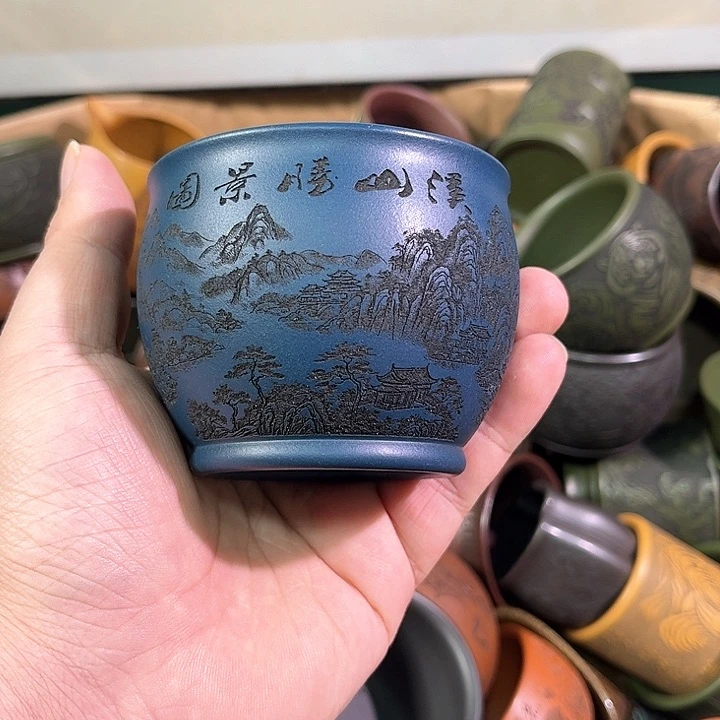 茶杯紫砂全手工紫砂主人杯