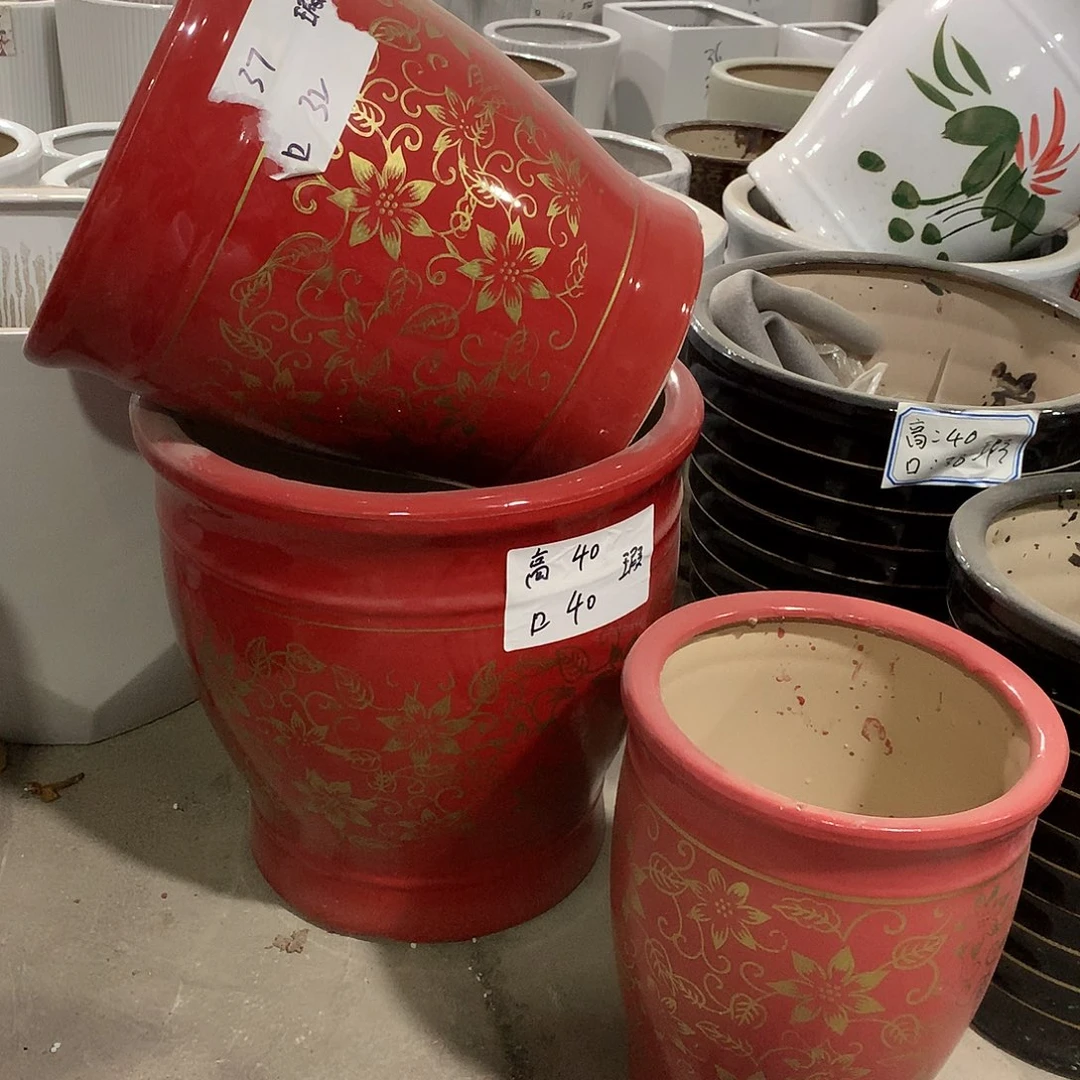 高温陶瓷花盆微瑕