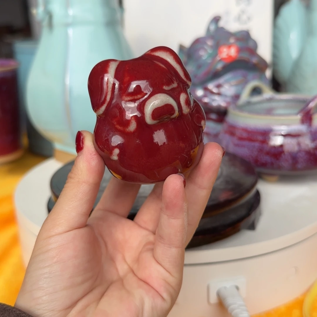 瓷摆件郑家钧窑摆件