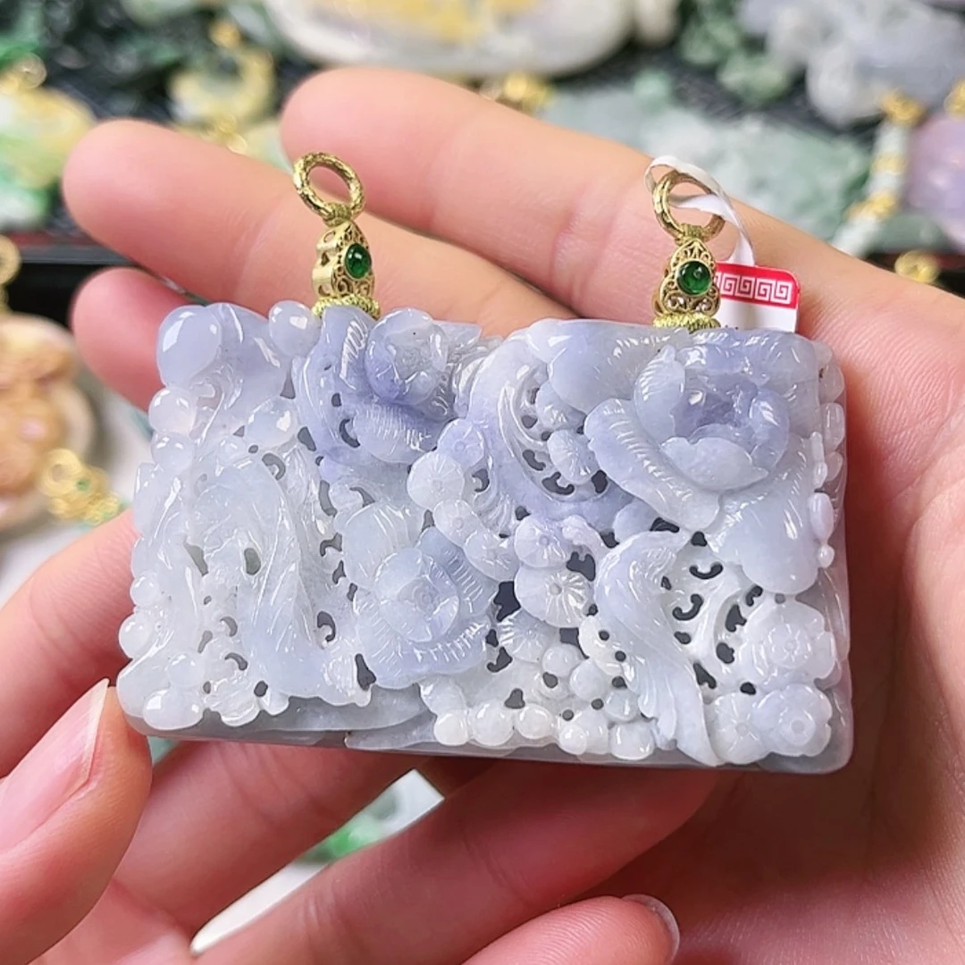 【闪购商品】翡翠颈饰未镶嵌挂件