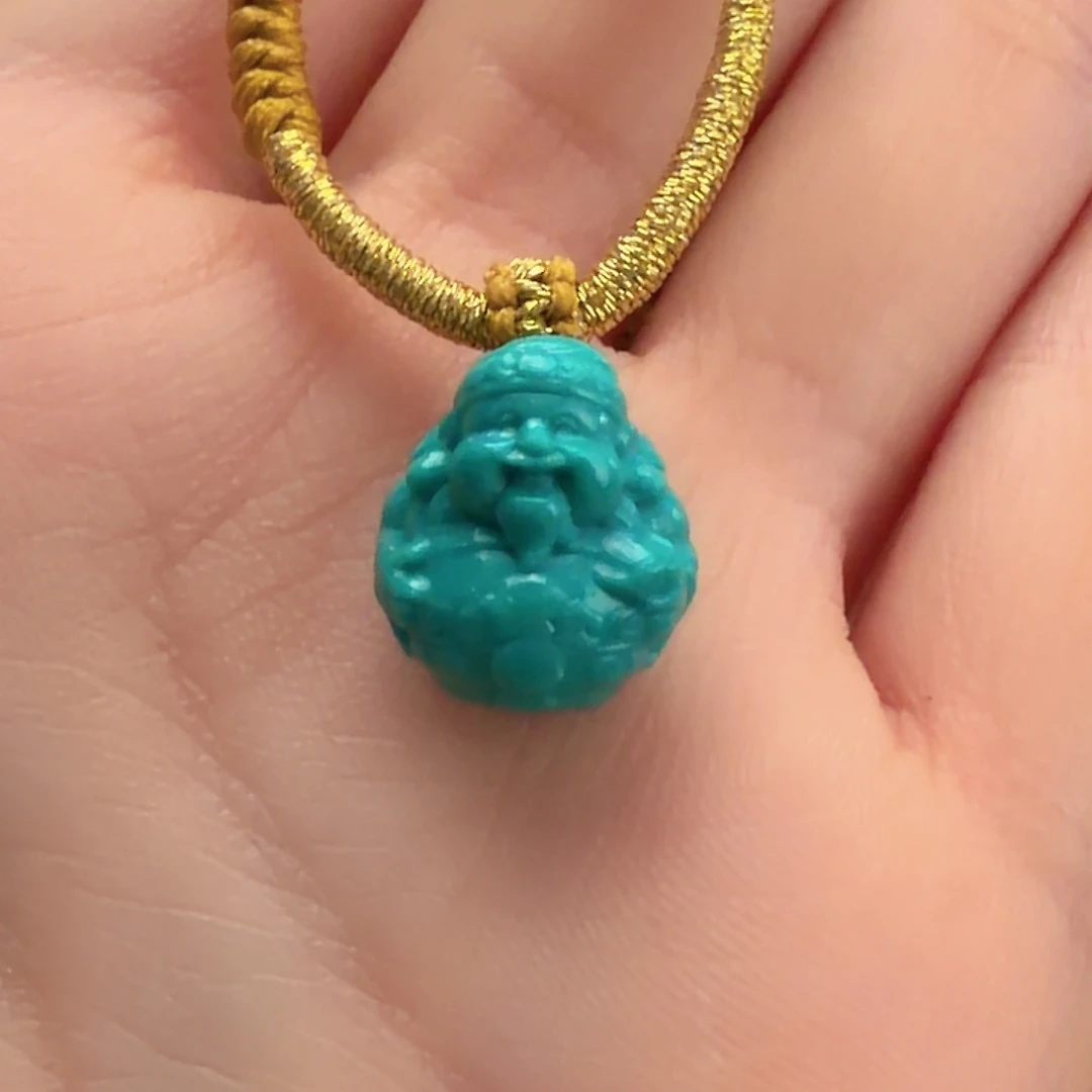 绿松石未镶嵌颈饰