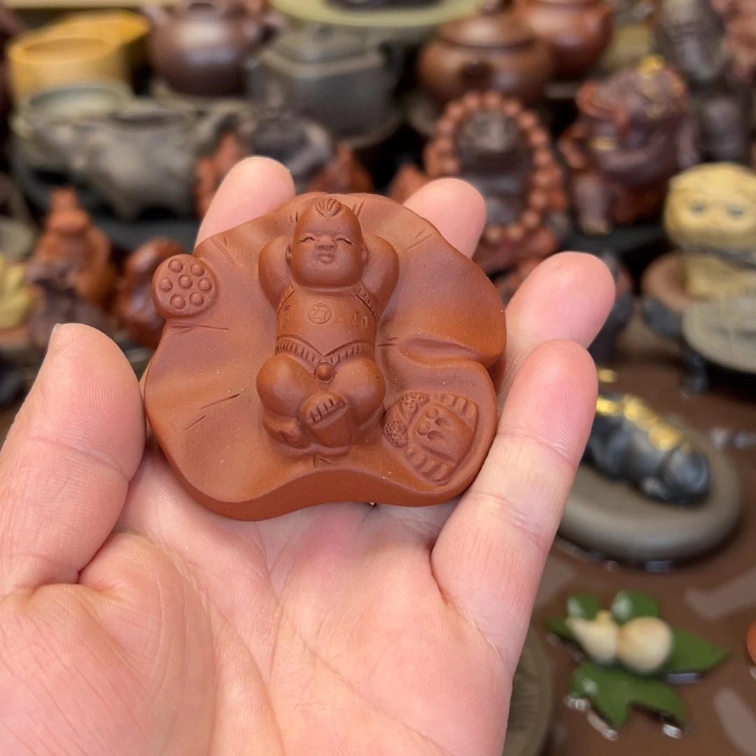 茶宠紫砂紫砂茶宠 微瑕