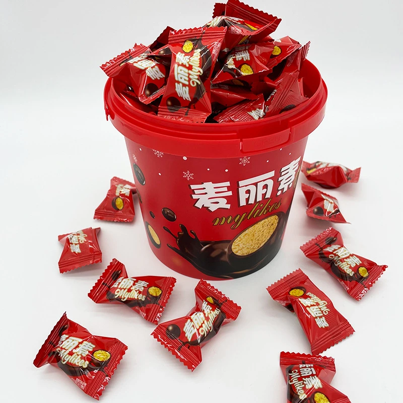 （混发2桶）麦丽素，松露形巧克力