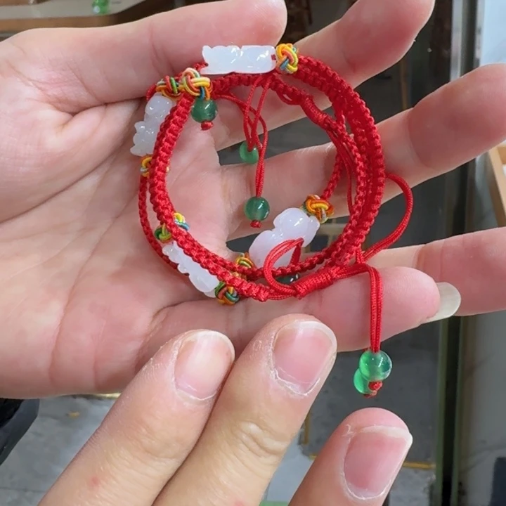 翡翠手链未镶嵌纯天然缅甸翡翠A货买断多样性发一