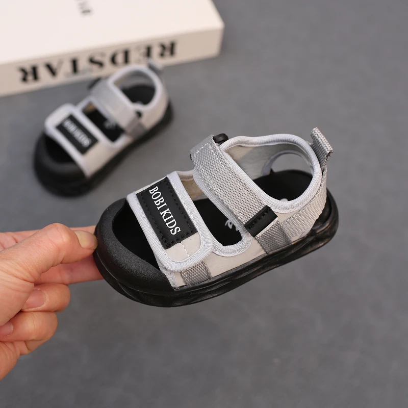 宝宝鞋子夏季新款1-3岁宝宝鞋子软底婴幼儿学步鞋休闲沙滩凉鞋