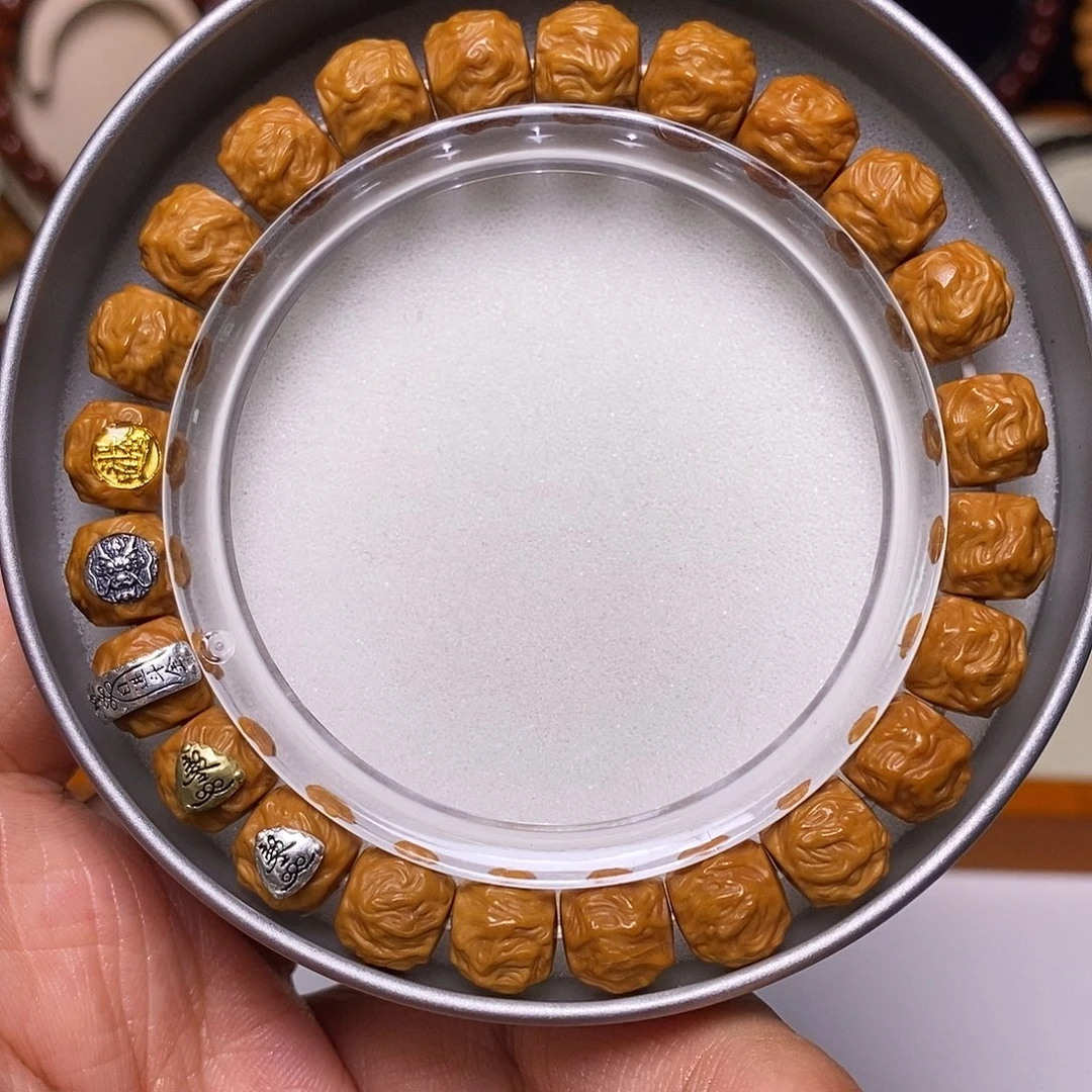 猴头核桃手串五标龙蛇之变尺寸10左右全品