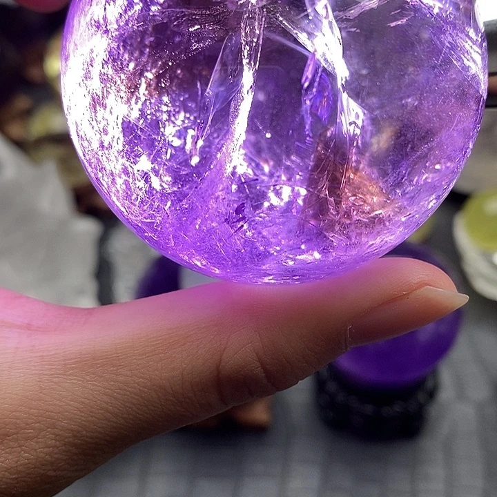 摆件未镶嵌水晶直径6.2高透