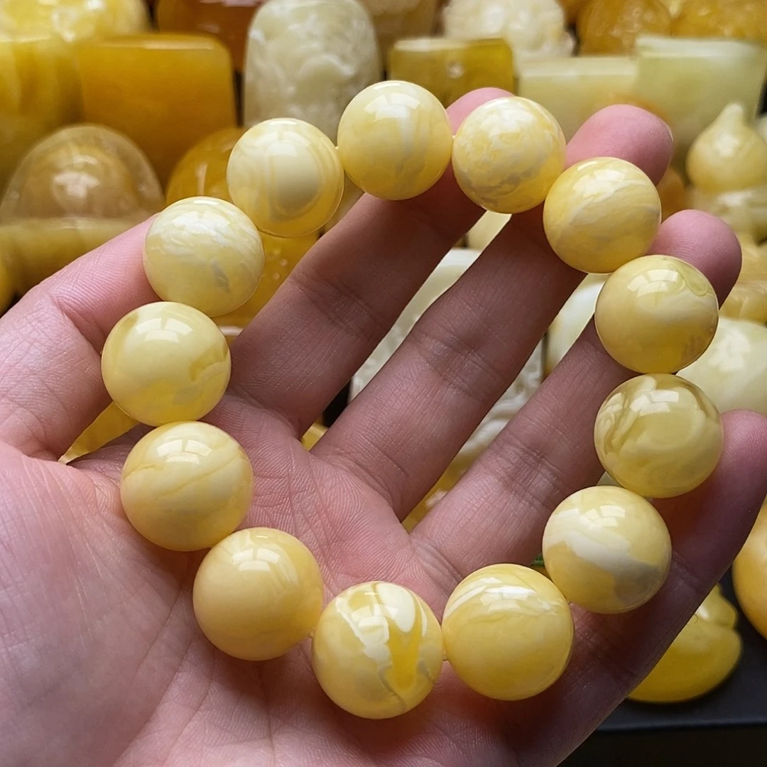 琥珀颈饰未镶嵌琥珀蜜蜡吊坠