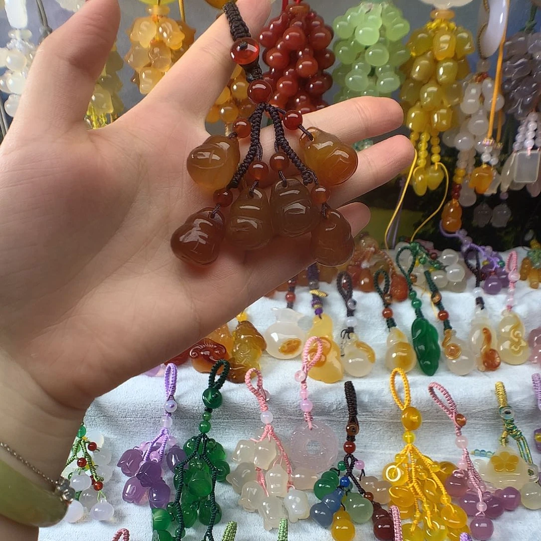 玛瑙/玉髓吊坠(不含链)未镶嵌